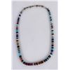 Image 3 : Zuni Heshi Discoidal Necklace Turquoise Coral