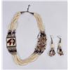 Image 2 : Navajo Indian Rug Pattern Heishi Necklace