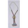Image 3 : Indian Made Beaded Rosette Necklace