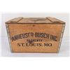 Image 1 : Annheuser Busch Wood Crate Beer Box