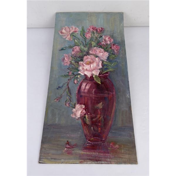 Jocelia Tipton Oil on Board Painting Texas
