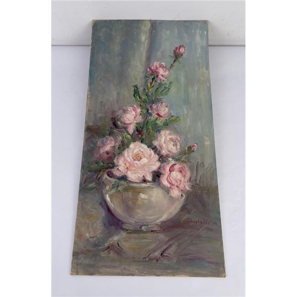 Jocelia Tipton Oil on Board Painting Texas