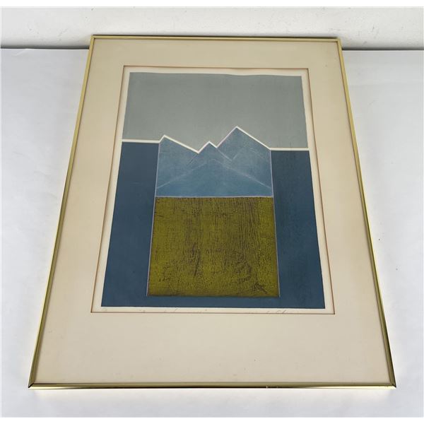 Marion A Epting Serigraph Print