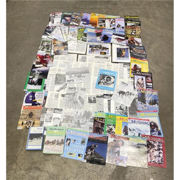 Collection of Mushing Iditarod Magazines
