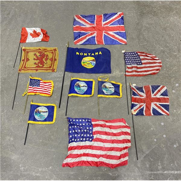 Collection of Vintage Flags