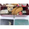 Image 4 : Antique Fishing Tackle Box w/ Lures