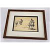 Image 1 : Edward Borein Pen and Ink Cowboy Drawing