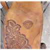 Image 13 : Tooled Leather Cowboy Saddle Hereford
