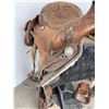 Image 7 : Tooled Leather Cowboy Saddle Hereford