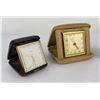 Image 2 : Collection of Mid Century Travel Alarm Clocks