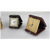 Image 3 : Collection of Mid Century Travel Alarm Clocks