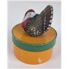 Image 2 : Antique Paper Mache Turkey Candy Container