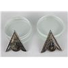 Image 1 : Zuni Indian Silver Collar Tips