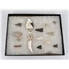 Image 1 : Collection of Ancient Indian Arrowhead Points