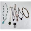 Image 1 : Collection of Semi Precious Jewelry Necklaces