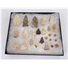 Image 1 : Collection of Ancient Indian Arrowhead Points