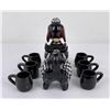 Image 3 : Ceramic Poodle Whiskey Decanter Set