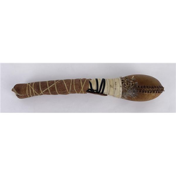 Montana Indian Made Leather Dance Rattle