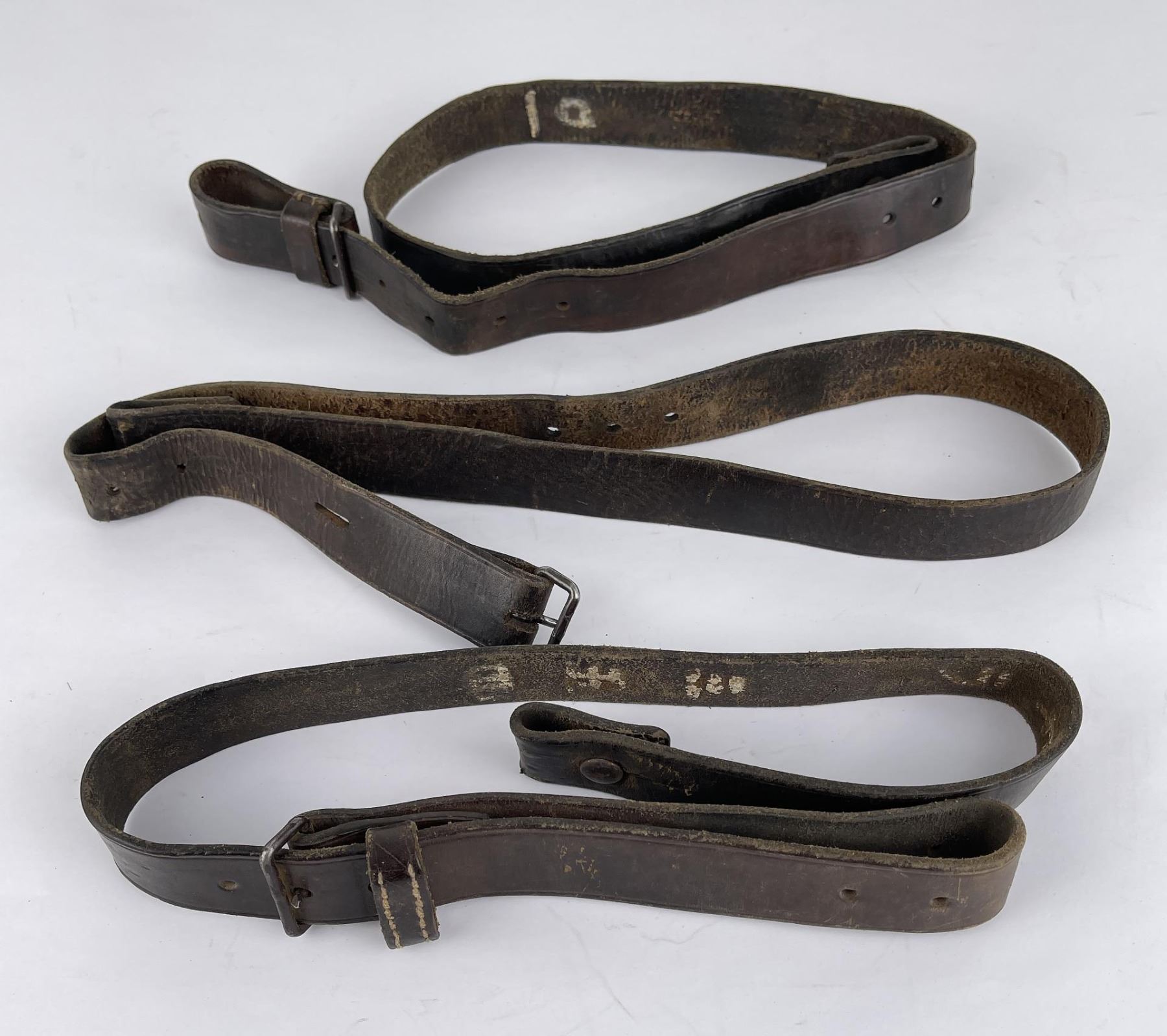 3 Original WW2 Japanese Arisaka Rifle Slings