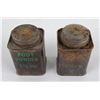 Image 2 : Two Cans of WW2 Foot Powder