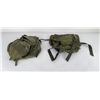 Image 1 : Pair of Vietnam Field Butt Packs Nylon Canvas