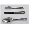 Image 2 : WW2 1941 Mess Kit Knife Fork Spoon Utensils