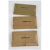 Image 1 : 3 M1 WW2 Anti Gas Eyeshield New in Box