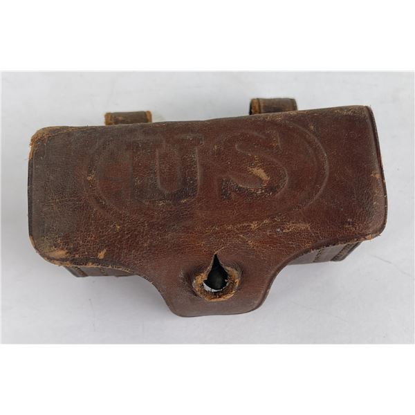 Spanish American War .38 Leather Cartridge Box