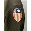 Image 5 : WW2 US Army Officers CBI Dark Green Dress Shirt