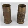 Image 1 : Pair of WW1 France Trench Art Shells