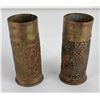Image 3 : Pair of WW1 France Trench Art Shells