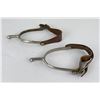Image 1 : Pair of Model 1911 US Cavalry Spurs w/ Straps