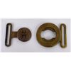 Image 2 : WW1 US Cavalry Two Piece Buckle Headquarters