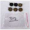 Image 3 : WW1 US Cavalry Artillery Brass Rosettes