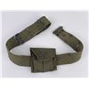Image 1 : WW2 Pistol Belt w/ M1 Carbine Magazine Pouch