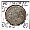 Image 2 : 1931 LATVIA LARGE SILVER COIN 5 PIECI LATI