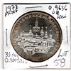Image 1 : 1977 PROOF SILVER 1980 RUSSIAN OLYMPIC COIN 33 GRAMS