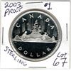 Image 1 : 2003 PROOF SILVER DOLLAR