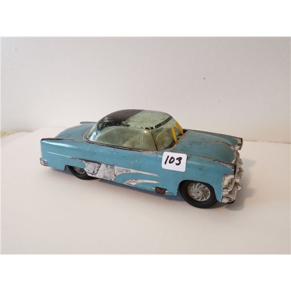 Irwin friction car with moveable wipers 9"