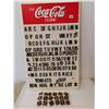 Image 1 : Coca-Cola menu board sign + 18 coke pins