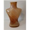 Image 3 : Art glass torso busty vase body profile art 13" tall