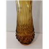 Image 5 : Amber glass vase 21.5" tall