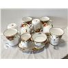 Image 2 : Old Country Rose Royal Albert coffee cups cream and sugar bowls with plate