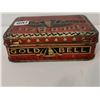 Image 4 : Vintage gold bell smoking cut plug tin 5 X 3.5 X 1.5"