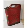 Image 2 : Antique Military red jerry can 1945 with B/A sticker