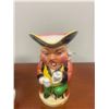 Image 3 : 2 Toby mugs 6" tall Burlington ware - the winker & the singer