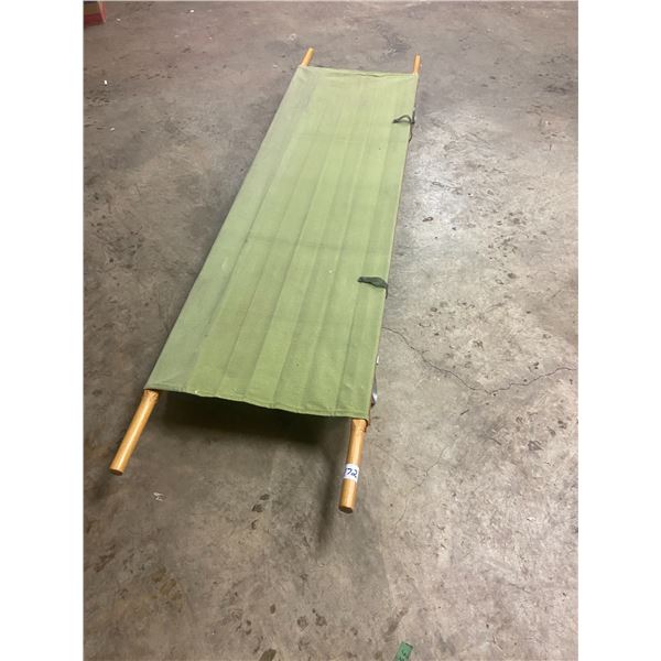 Army stretcher/cot - new 89" long handle to handle