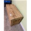 Image 2 : Wooden crate, lift top 35" W X 21" H X 16" D