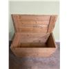 Image 3 : Wooden crate, lift top 35" W X 21" H X 16" D