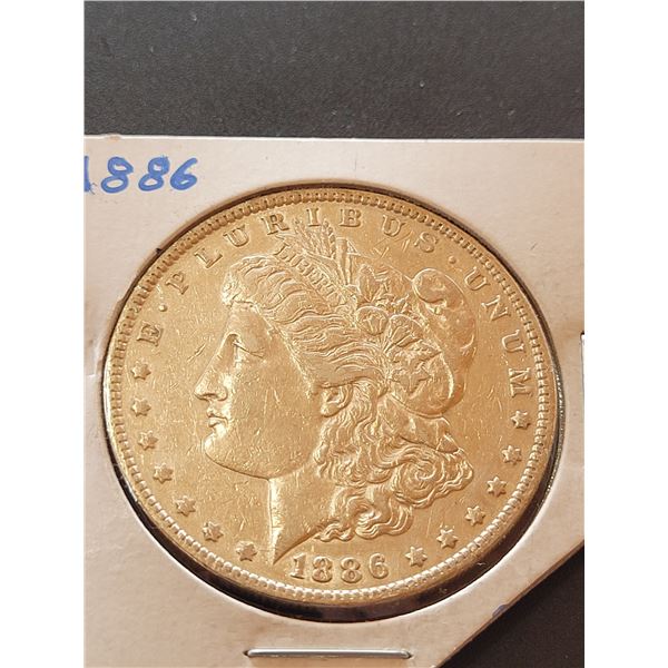1886 US Morgan Silver Dollar